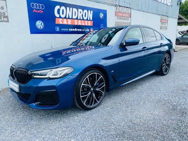 BMW 5-Series Saloon, Diesel, 2022, Blue