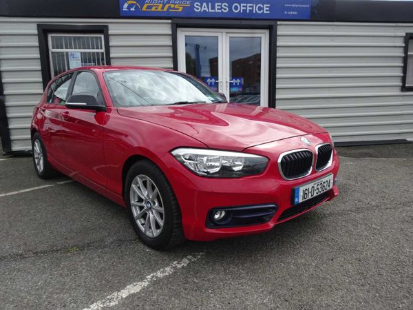 BMW 1-Series Hatchback, Diesel, 2016, Red