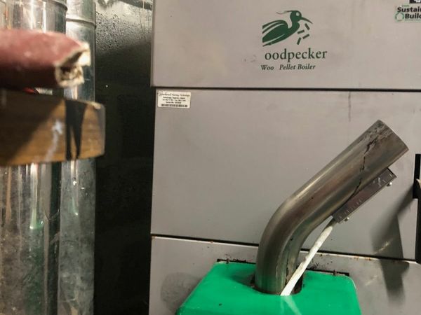Wood pellet boiler for sale in Co. Roscommon for €150 on DoneDeal