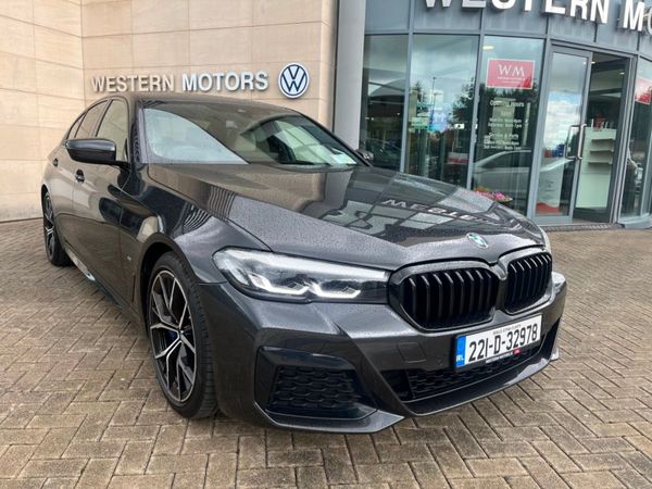 BMW 5-Series Saloon, Diesel Hybrid, 2022, Grey