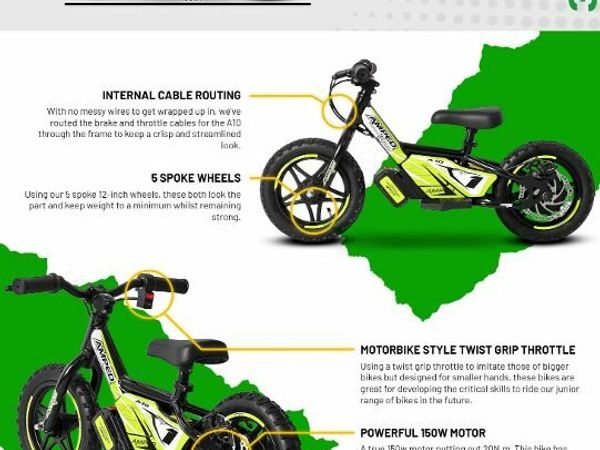 Motorbike style outlet balance bike