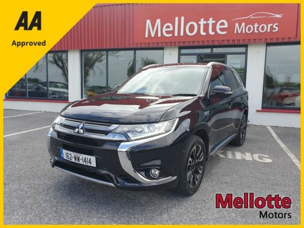 Mitsubishi Outlander SUV, Petrol Plug-in Hybrid, 2016, Black