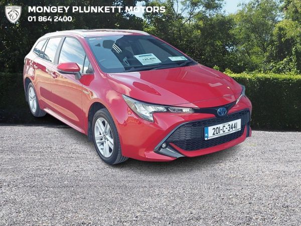 Toyota Corolla Estate, Petrol Hybrid, 2020, Red