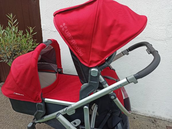 Uppababy rumble seat red sales