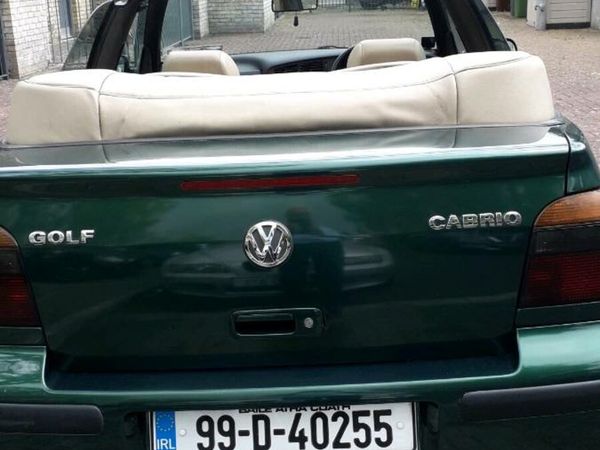 Volkswagen Golf Convertible, Petrol, 1999, Green