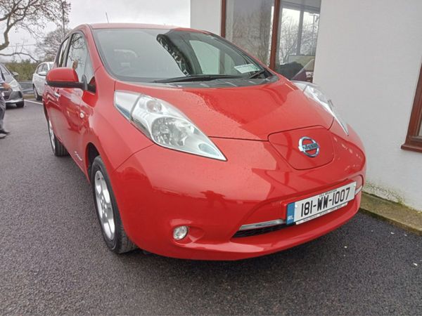 Nissan Leaf Hatchback, Electric, 2018, Red