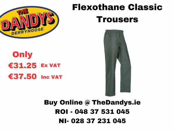 Flexothane Green Trousers - Essential