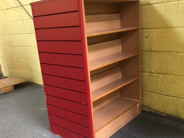 Solid pine on sale shelving unit