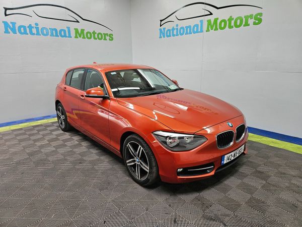 BMW 1-Series Hatchback, Diesel, 2014, Orange