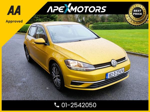 Volkswagen Golf Hatchback, Petrol, 2018, Yellow