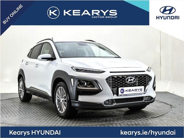 Hyundai KONA Crossover, Petrol, 2020, White