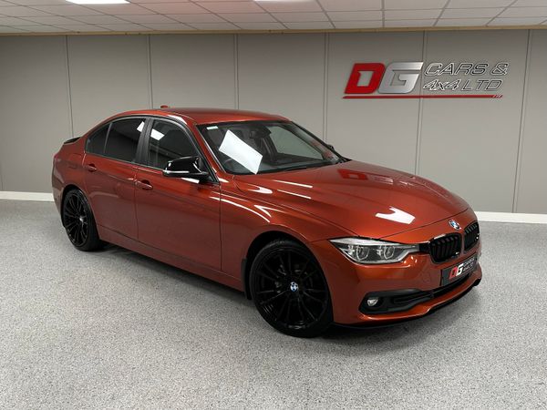 BMW 3-Series Saloon, Diesel, 2018, Orange