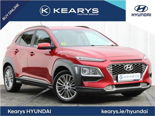 Hyundai KONA Crossover, Petrol, 2021, Red