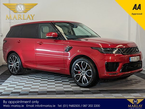 Land Rover Range Rover Sport SUV, Petrol Hybrid, 2020, Red