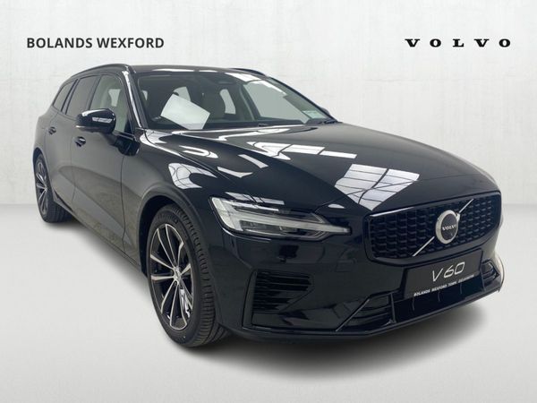 Volvo V60 Estate, Petrol Hybrid, 2024, Black