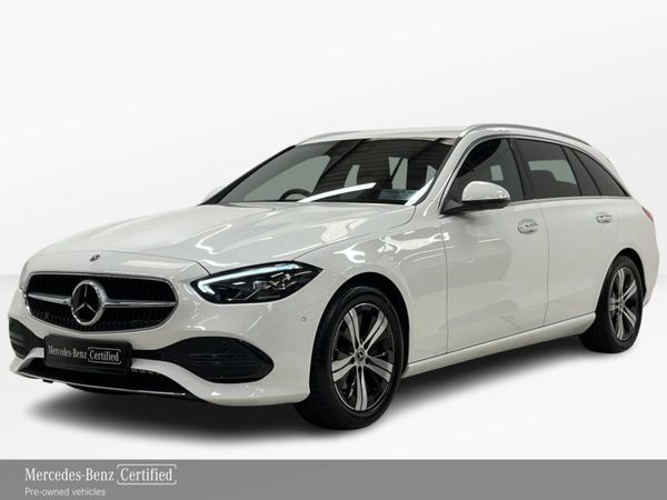 Mercedes-Benz C-Class Estate, Petrol Hybrid, 2023, White
