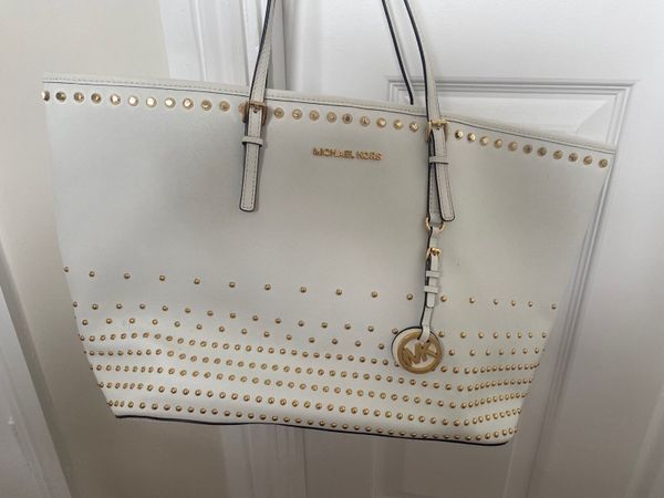 Michael kors shop tote bag gold