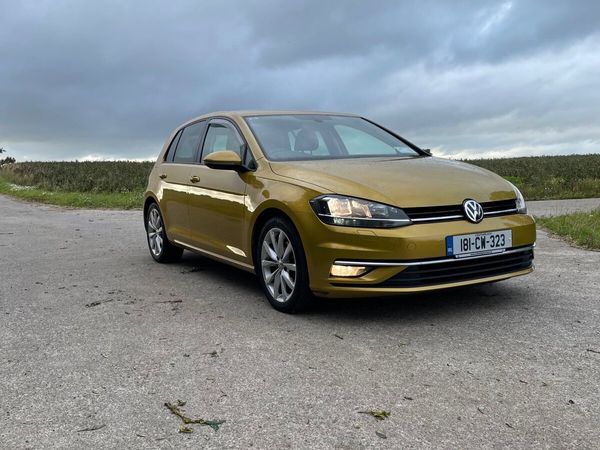 Volkswagen Golf Estate, Diesel, 2018, Yellow