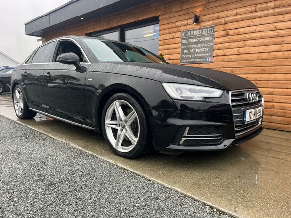 Audi A4 Saloon, Diesel, 2017, Black