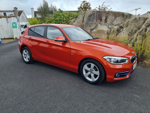 BMW 1-Series Hatchback, Diesel, 2016, Orange