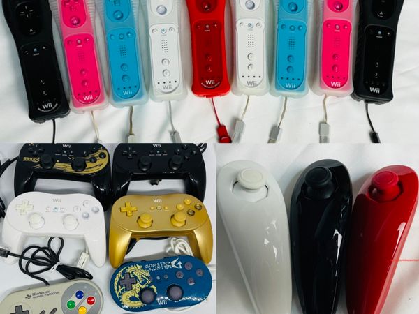 Original Nintendo Wii remotes selection for sale in Co. Dublin for 1