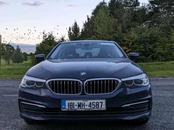 BMW 5-Series Coupe, Petrol Plug-in Hybrid, 2018, Blue