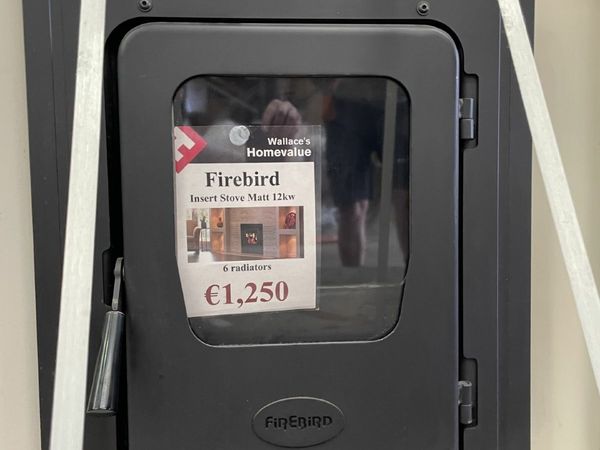 FIREBIRD 12KW INSET STOVE MATT – ex-display model for sale in Co. Wexford  for €1,000 on DoneDeal