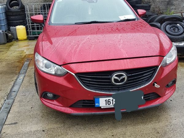 Mazda 6 Saloon, Diesel, 2016, Red