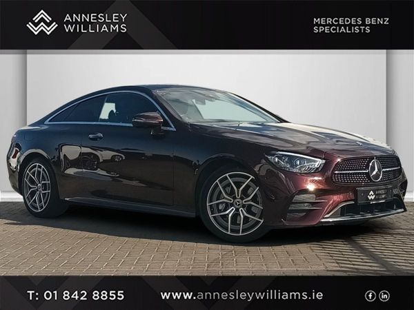 Mercedes-Benz E-Class Coupe, Diesel, 2021, Red