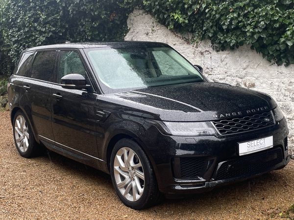 Land Rover Range Rover Sport SUV, Petrol Hybrid, 2019, Black