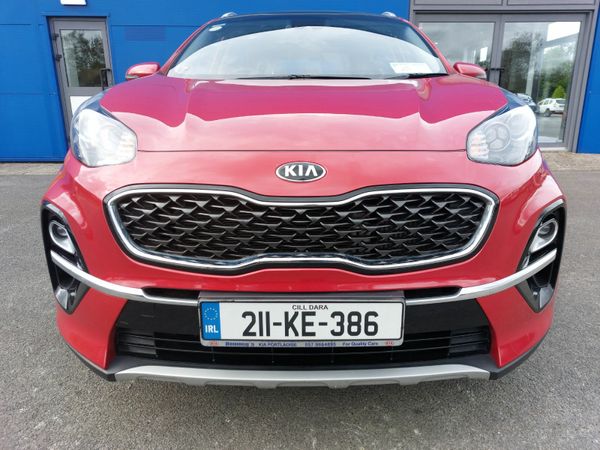 Kia Sportage SUV, Diesel Hybrid, 2021, Red