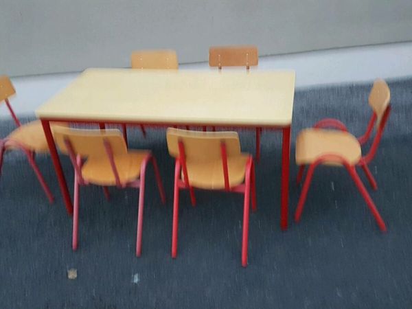 Preschool table and chairs deals for sale