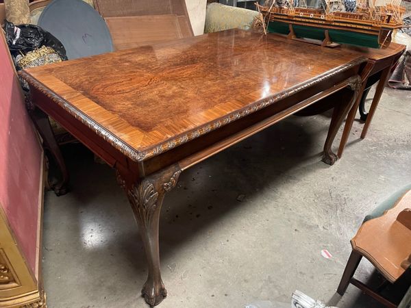 Antique walnut dining store table for sale