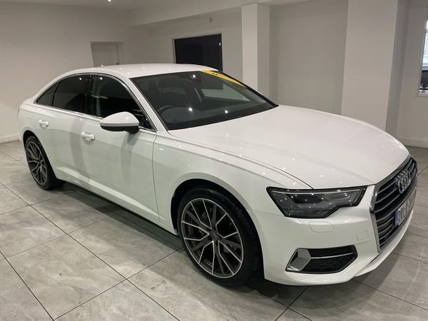 Audi A6 Saloon, Diesel Hybrid, 2020, White