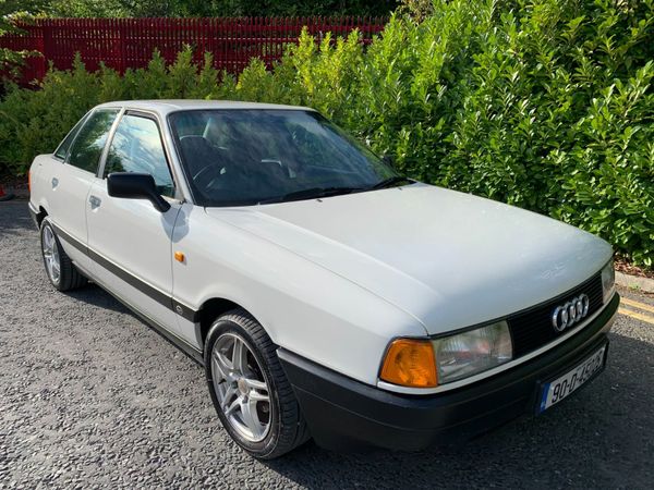 Audi 80 Saloon, Petrol, 1990, White
