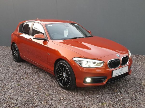 BMW 1-Series Hatchback, Petrol, 2017, Orange