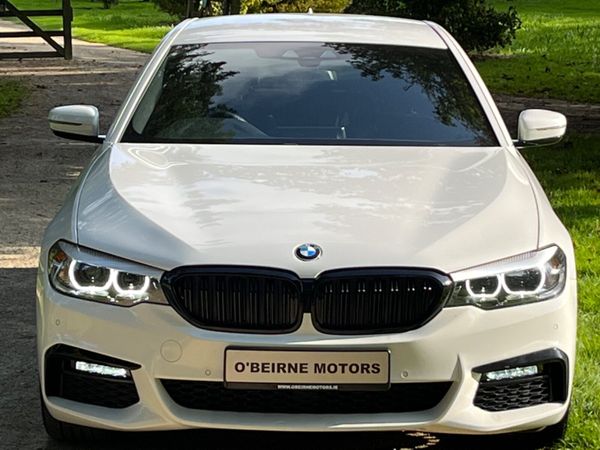 BMW 5-Series Saloon, Petrol Plug-in Hybrid, 2020, White