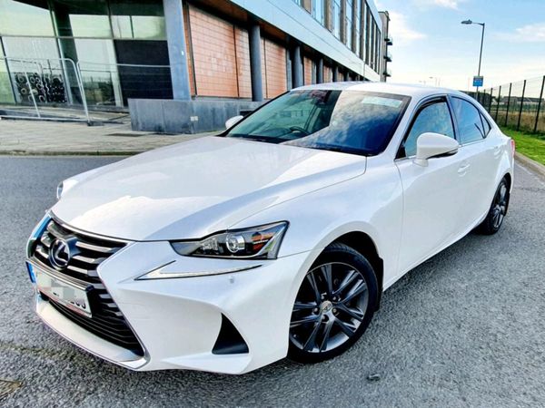 Lexus IS Saloon, Petrol Hybrid, 2017, White