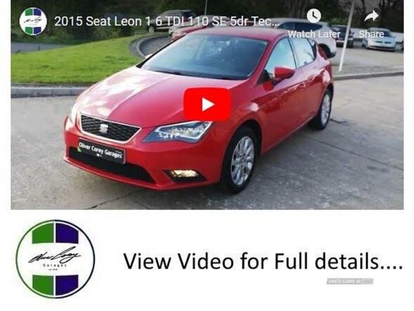 SEAT Leon , Diesel, 2015, Red