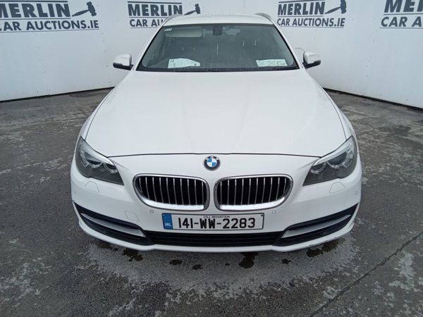 BMW 5-Series Estate, Diesel, 2014, White