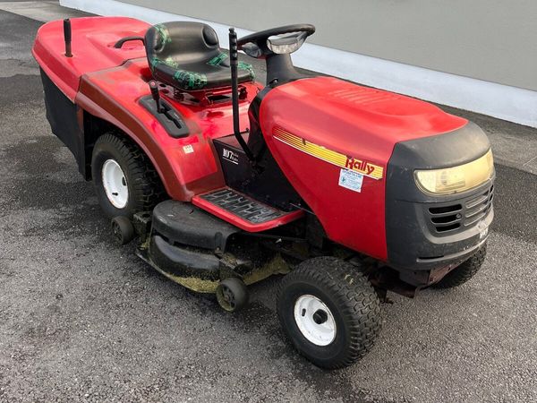 Rally riding lawn discount mower