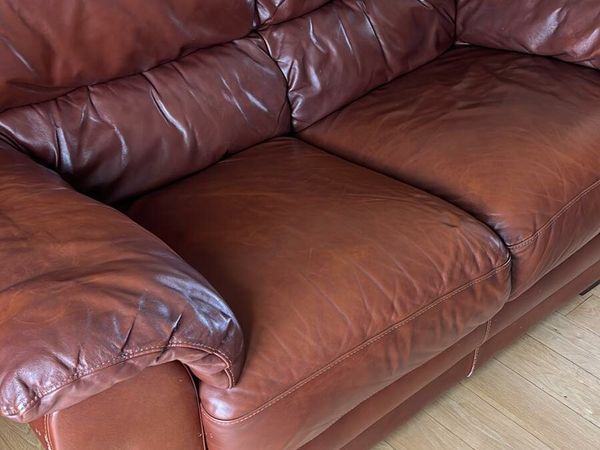 Used italian leather sofa for deals sale