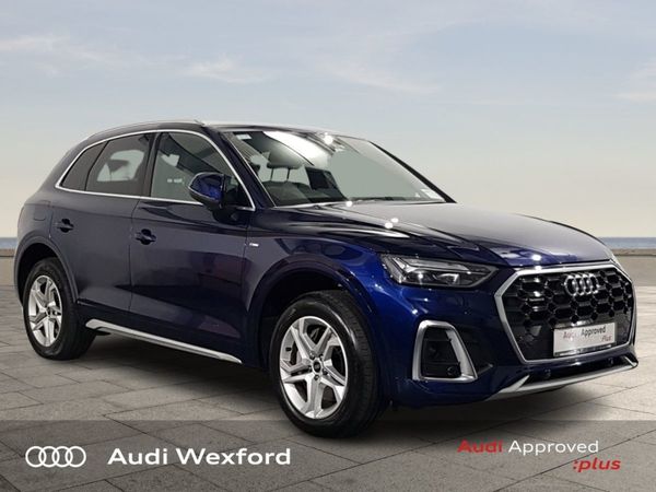 Audi Q5 SUV, Petrol Plug-in Hybrid, 2021, Blue