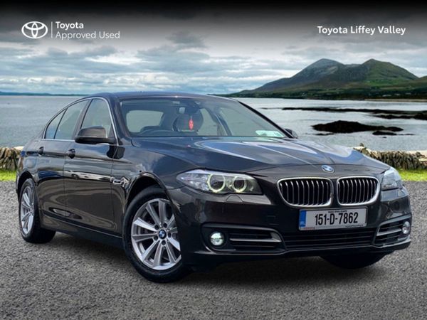 BMW 5-Series Saloon, Diesel, 2015, Brown