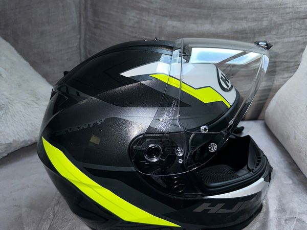 HJC FG 17 Helmet plus Bluetooth intercom fitted for sale in Co