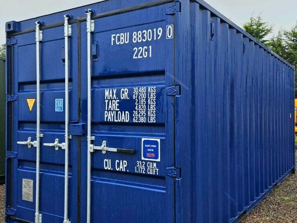 Shipping container dog outlet house