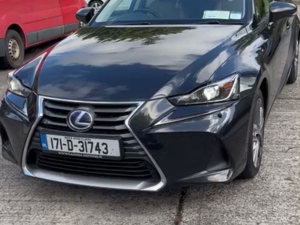 Lexus IS Saloon, Petrol Hybrid, 2017, Black