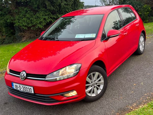 Volkswagen Golf Hatchback, Petrol, 2018, Red
