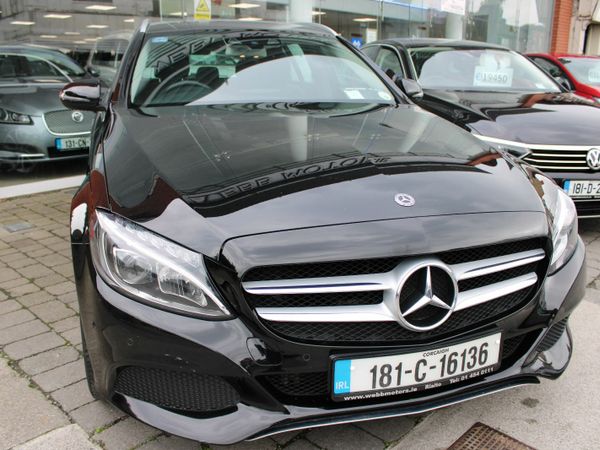 Mercedes-Benz C-Class Estate, Petrol Plug-in Hybrid, 2018, Black