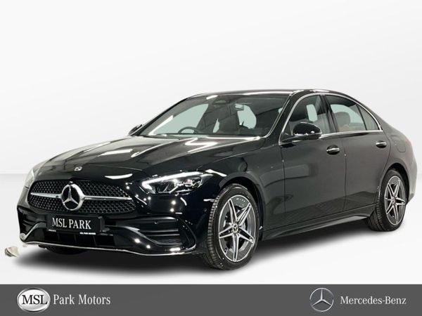 Mercedes-Benz C-Class Saloon, Petrol Hybrid, 2024, Black